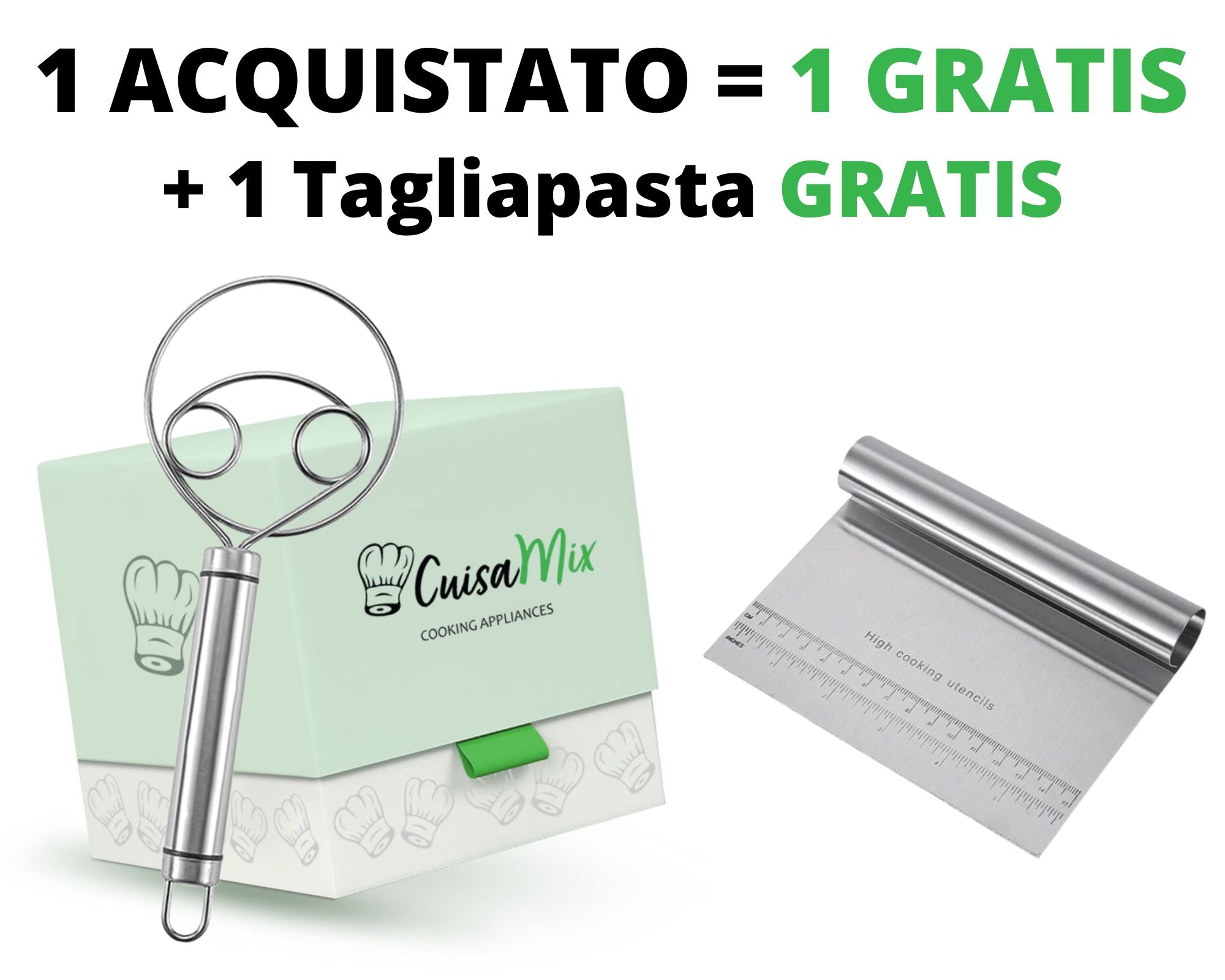 Fouetix - Frusta per Impasti Professionale (+ 1 GRATIS)